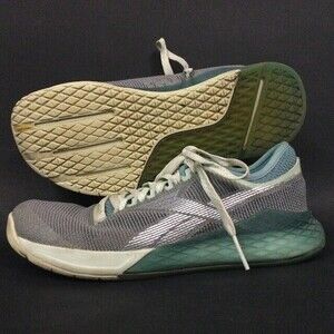 Reebok Crossfit Nano 9-Women 8-Gray/Blu/Green-Gym/Fitnes/Training/Workout-FU6831